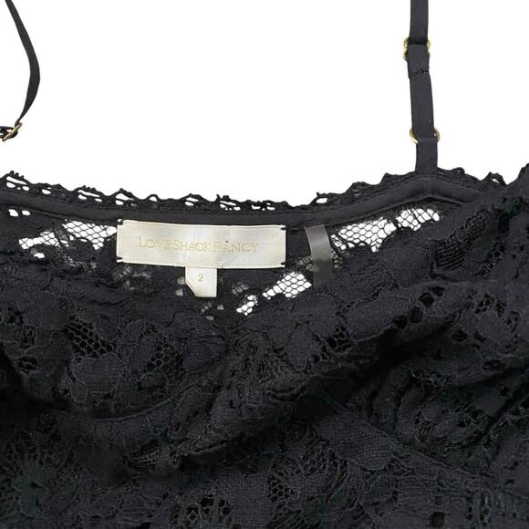 LoveShackFancy Hopely Floral Lace Mini Dress - 2 - Picture 4 of 5